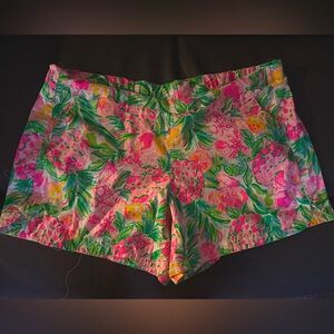 Lily Pulitzer Pink Tropical Shorts